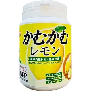 Meiji Chewing Lemon ลูกอมเคี้ยวหนึบ KAMU KAMUรสเลม่อนและ รสไชน์มัสกัตหรือองุ่นเขียว ขนาด120g.