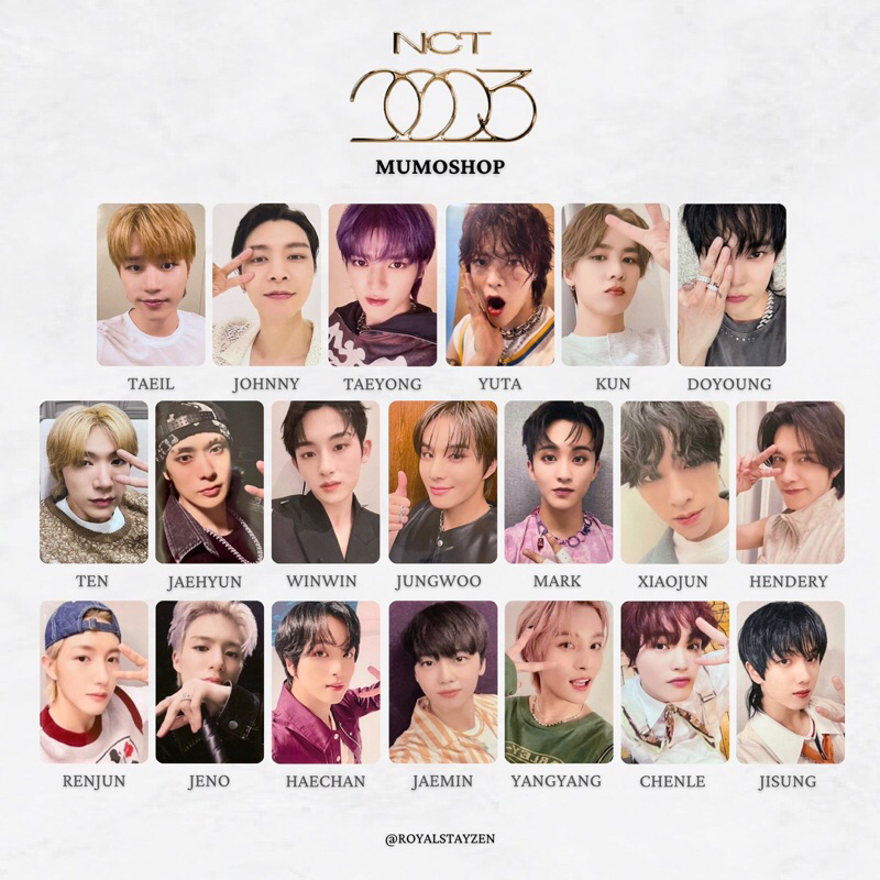 ♡✨ พร้อมส่ง ✨♡  NCT2023 Golden Age - Mumo Japan Official: แทอิล แทยง คุน เฮนเดอรี่ เฉินเล่อ แจฮยอน ว