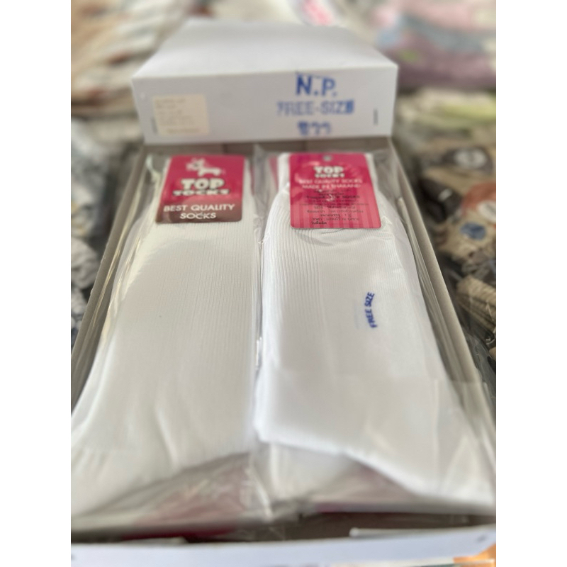 ถุุงเท้านักเรียนไนลอนยาวงานกล่องเนื้อดีกล่องละ 12 คู่ - รูปที่ 6