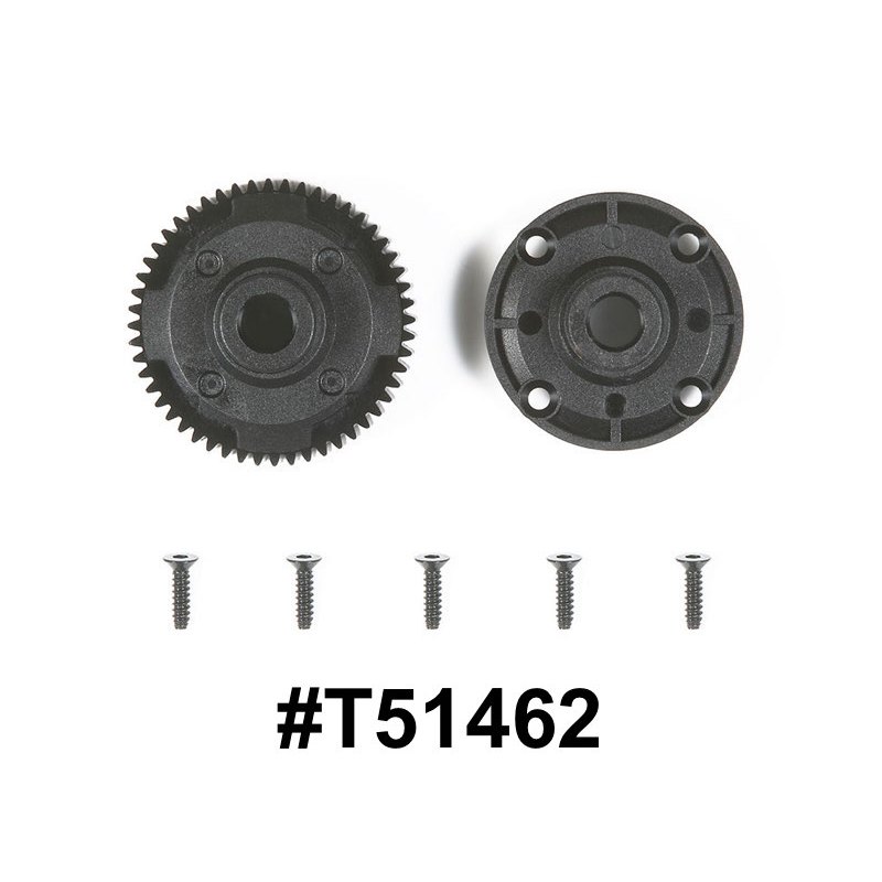 TAMIYA 51462 TA06 REAR GEAR DIFFERENTIAL CASE SET (52T)