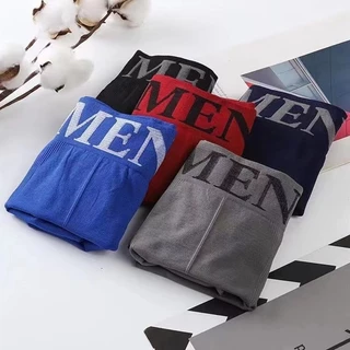 MW061🔥🔥กางเกงบ็อกเซอร์ชายแบบใหม่ผ้าดียืดหยุ่นใส่สบายฟรีไซส์พร้อมส่ง NO.MEN
