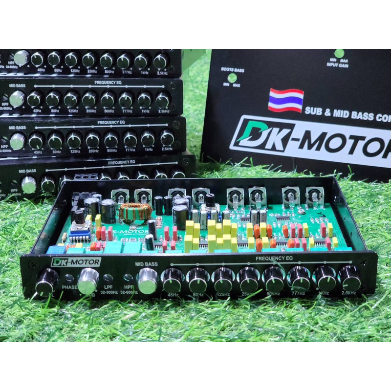ปรีคลอส 2ทาง ซับ&มิดเบส/มิดโล 8แบรน DK-MOTOR ปรี 2ทาง Subwoofer & mid bass-mid low อีคิว8แบรน เสียงดี วอลุ่มแยกอิสระ