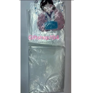 เสื้อกันฝนผู้ใหญ่ เนื้อหนา ขนาด 145 x 90 ซม. มีหมวก แขนจั๊ม แบบใสทั้งตัว ยกโหล 12 ตัว