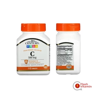 [ พร้อมส่ง] ขวดเล็ก / ใหญ่ 21st Century Vitamin C 500 / 1,000 mg - วิตามิน ซี เสริมภูมิต้านทาน