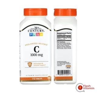 [ พร้อมส่ง] ขวดเล็ก / ใหญ่ 21st Century Vitamin C 500 / 1,000 mg - วิตามิน ซี เสริมภูมิต้านทาน