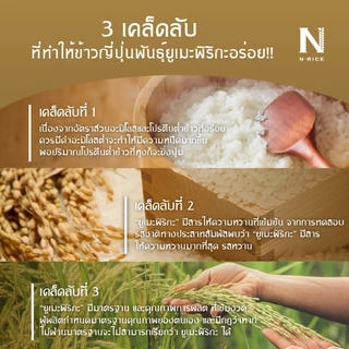 [ข้าวญี่ปุ่นแท้ 100%] Hokkaido Yumepirika 1.8 kg ตรา N-Rice