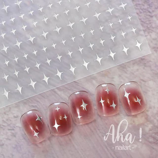สติ๊กเกอร์ติดเล็บ AHA รวมลายดาว