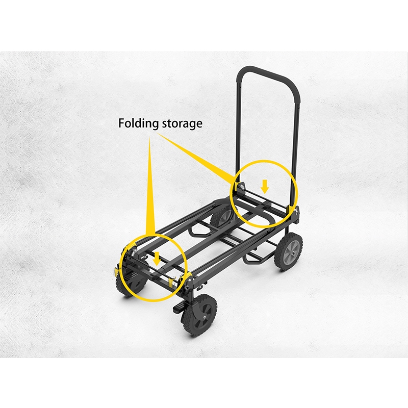 Greenbull Portable Video Production Camera Cart C90 รถเข็นกองถ่ายแบบพับเก็บได้สำหรับจัดเก็บอุปกรณ์ถ่ายทำภาพยนตร์กองถ่าย
