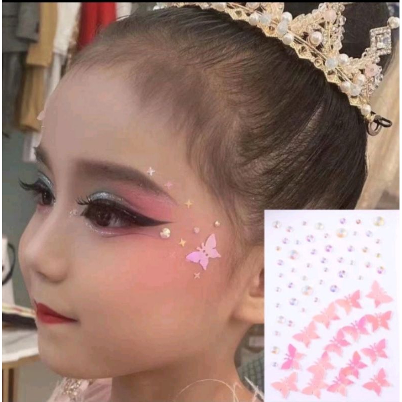 สติ๊กเกอร์ ตกแต่งใบหน้า