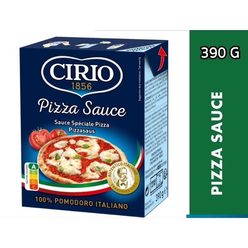 ซอสพิซซ่าสำเร็จรูป บรรจุ 390 กรัม Cirio Pizza Sauce Tetra Recart 390g (Halal Certified)