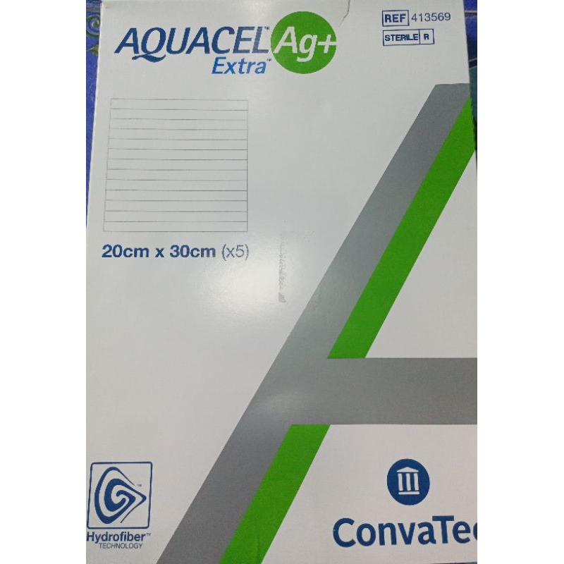 แผ่นแปะแผล Aquacel Ag+ Extra ขนาด 20x30cm ส่งฟรี