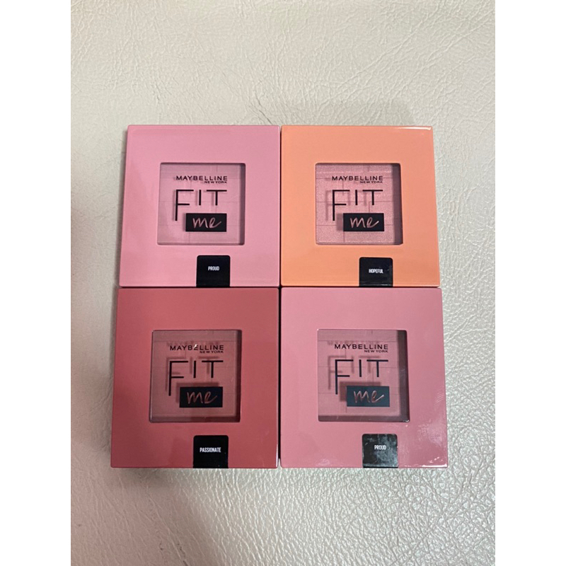 บลัชใหม่ 6 เฉดสี!! Maybelline Fit Me Blush บลัชสีชัด ติดทนมากกก ปัดแล้วไม่ต้องเติมเลย 16 ชม. จุกๆ