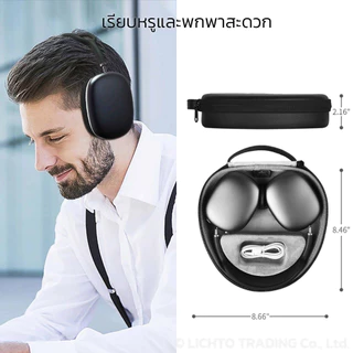 WiWU กระเป๋า เคส สำหรับหูฟัง Airbuds Max แอร์พอร์ต กระเป๋า สำหรับใส่หูฟัง Ultrathin Smart Case