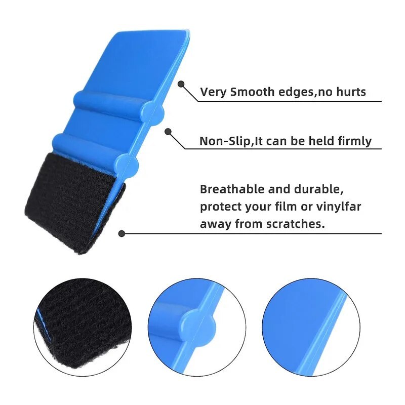 แผ่นรีดสติ๊กเกอร์ เกรียงรีดฟิล์ม ที่รีดสติ๊กเกอร์ ฟิล์มใสกันรอย ฟิล์มกรองแสง แผ่นรีดไล่อากาศ - รูปที่ 2