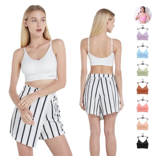CHERILON Candy Bra เชอรีล่อน เสื้อชั้นใน ดันทรง เสื้อครอป สายเดี่ยว นุ่ม กระชับ สบาย ใส่กับเสื้อเบลเซอร์ NIC-TBRA13