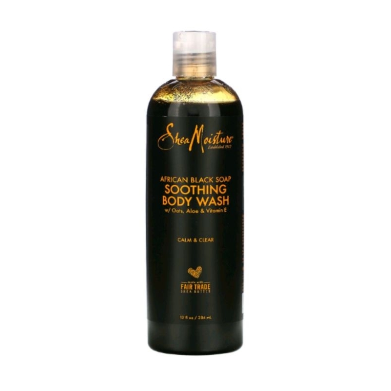 SheaMoistore African Black Soap, Soothing Body Wash  (384 ml) สินค้านำเข้าจากอเมริกา