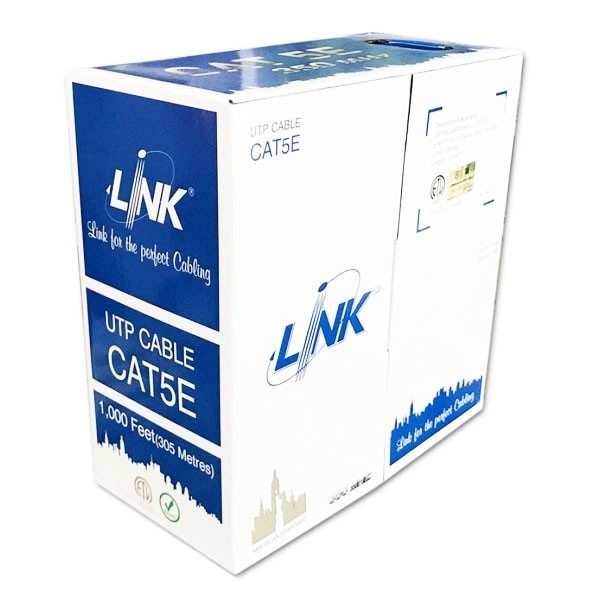 LAN CABLE (สายแลน) US-9015LSZH CAT5E UTP CABLE (305M/BOX)