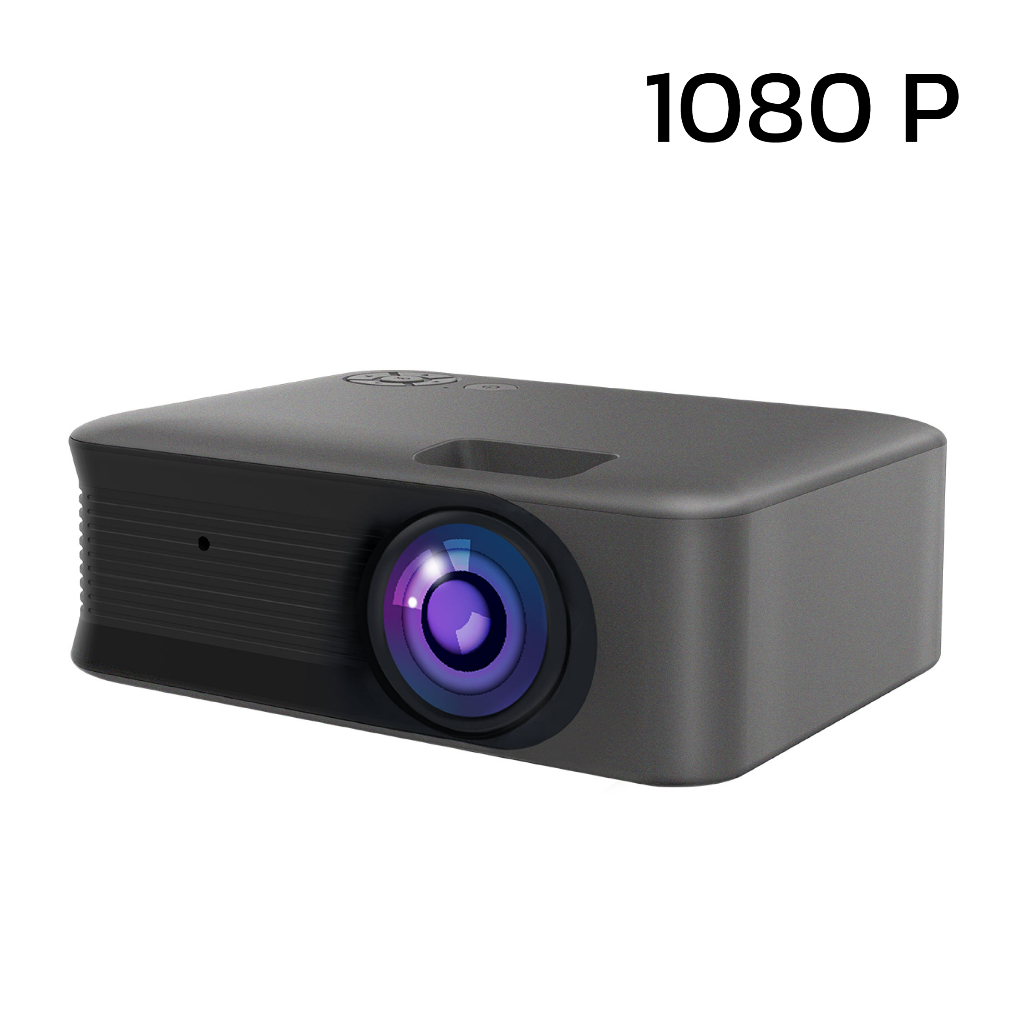 HD Projector เครื่องฉายโปรเจคเตอร์ ชัดระดับHD 1080P สำหรับดูหนัง เล่นเกม ประชุม รองรับ AVI/MP4/MKV/MOV convincing6