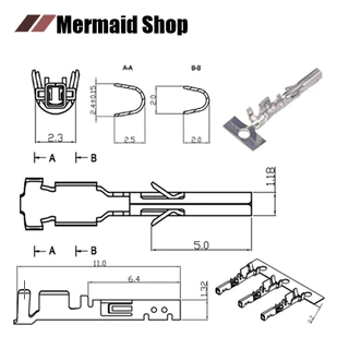 MX3.0 ปลั๊ก 2-24 ช่อง PCI-E Connector Terminal Crimp Pin Plug 5557