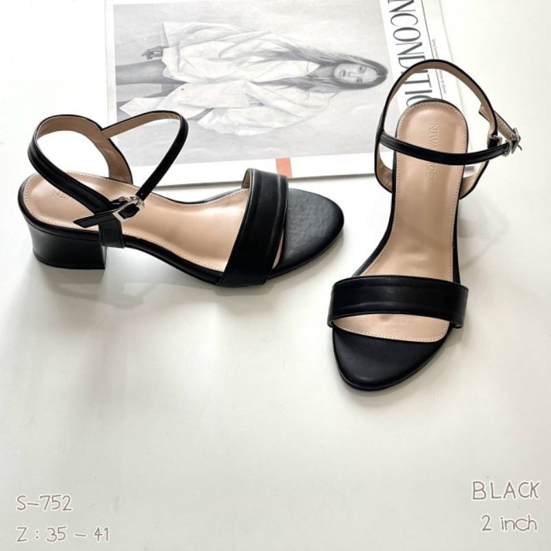 งาน Maxi รัดข้อ รองเท้าส้นสูง รองเท้าสตรี รหัสสินค้า S-752