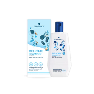 BERGAMOT® THE ORIGINAL DELICATE SHAMPOO แชมพูลดผมขาดหลุดร่วง (หนังศีรษะธรรมดา)