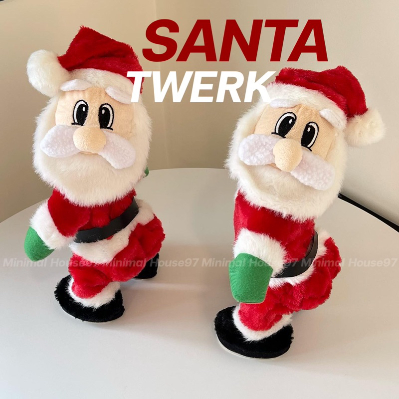 [ลด13%โค้ด"VUSPZM"][พร้อมส่ง] SANTA TWERK ซานต้าทเวิร์ค ตุ๊กตาซานต้าก้นเด้ง