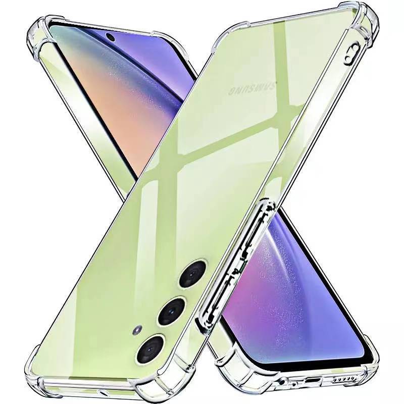 Galaxy S24 FE/M15 5G/F15 5G/A25 5G/A35 5G/A55 5G/A15(ส่งในไทย)เคสTPUใสกันกระแทกแบบคลุมกล้องSamsung G