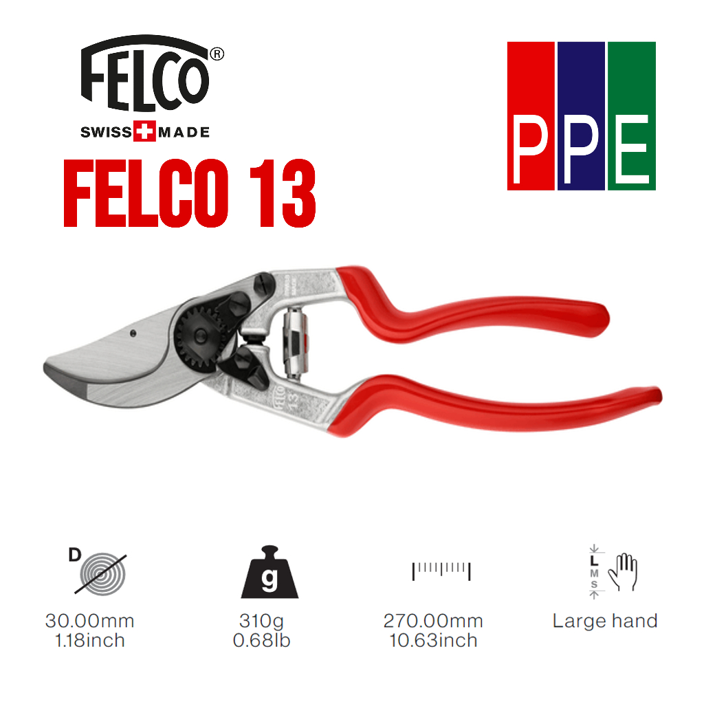 FELCO 13 [FELCO] กรรไกรตัดแต่งกิ่ง กรรไกรงานสวน High performance - Use with 1 or 2 hands