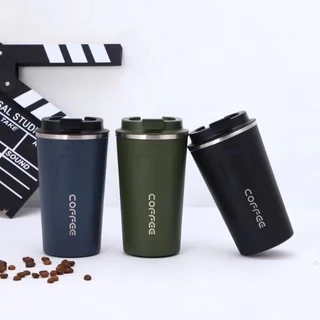 แก้วกาแฟ แก้วเก็บอุณหภูมิ แก้วน้ำเก็บความเย็น 2ขนาด 380ml. และ 510ml. ขนาดกำลังพอดี พกพาง่าย น้ำหนักเบาสีสวยทุกใบ