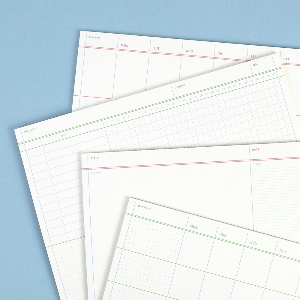 Flat Notepad A4 (L) กระดาษโน้ตแบบฉีก