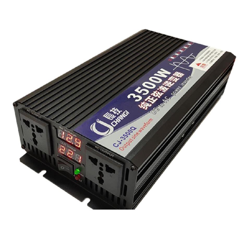 CJ inveter 3500W/5000W รุ่น12V/24V อินเวอร์เตอร์เพียวซายเวฟ inverter pure sine wave ราคาโรงงาน อินเวอร์เตอร์