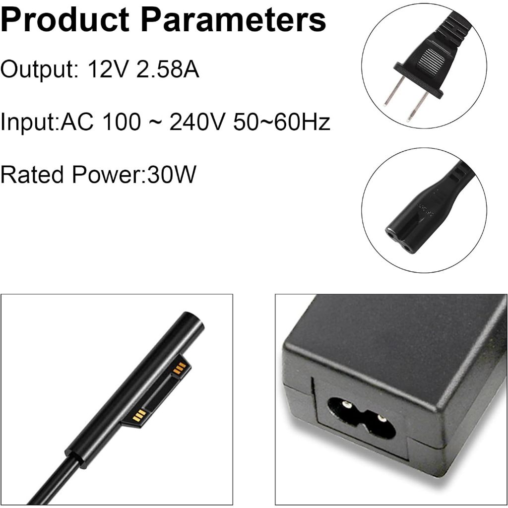 adapter แท้ Original  SURFACE PRO3 12V 2.58A SURFACE PRO3 no.54