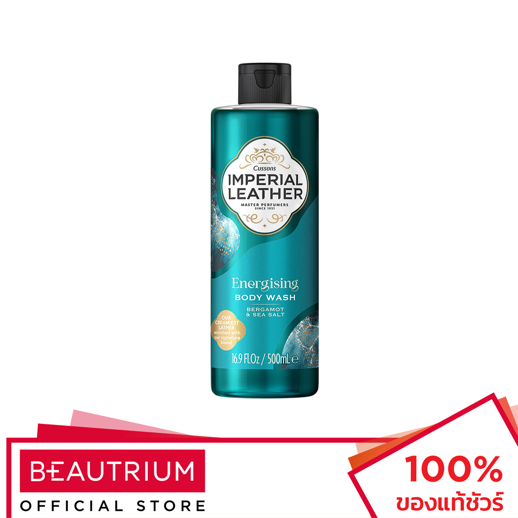 IMPERIAL LEATHER Energising Body Wash Bergamot & Sea Salt ผลิตภัณฑ์ทำความสะอาดผิวกาย 500ml
