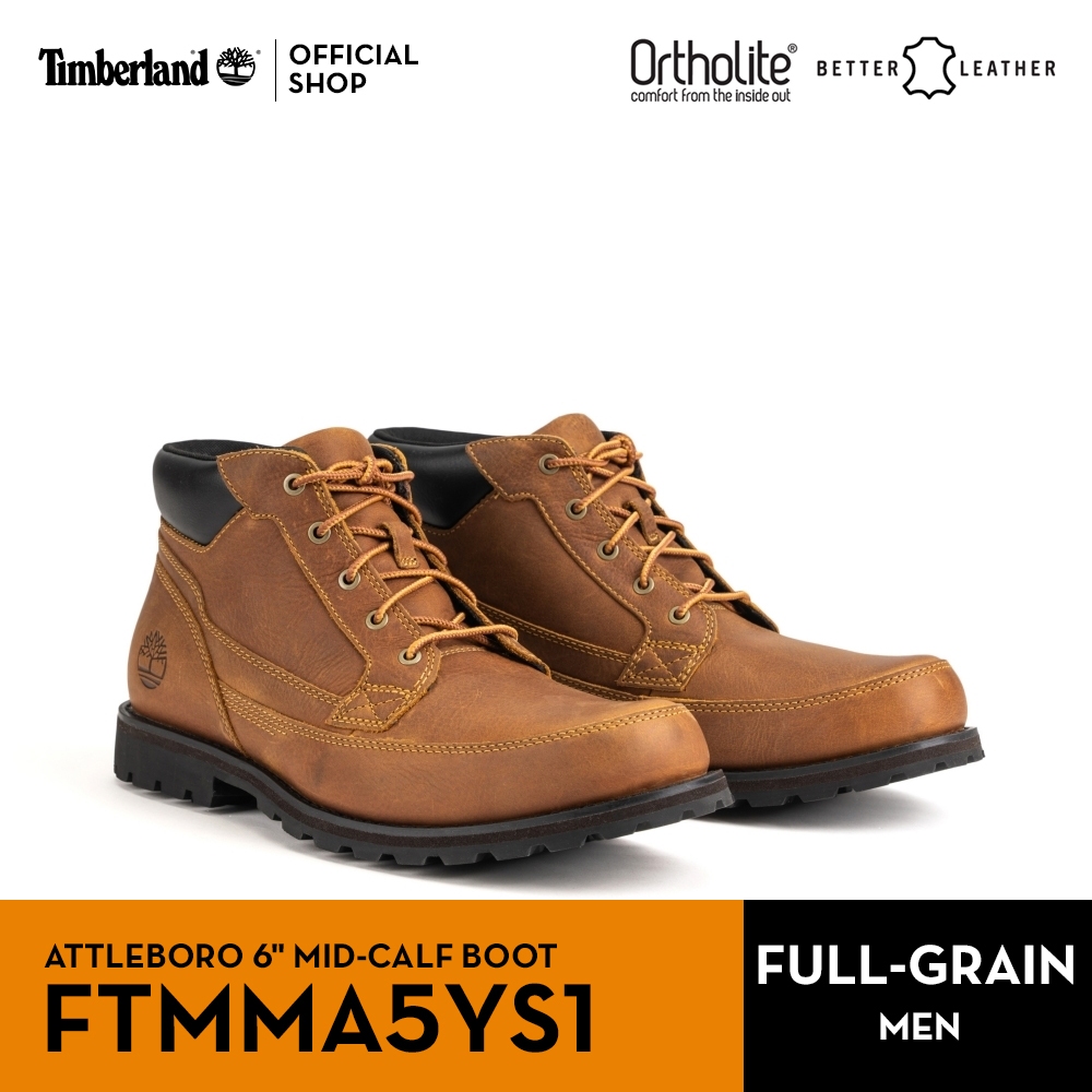 Timberland Men’s Attleboro 6-Inch Mid-Calf Boot รองเท้าผู้ชาย (FTMMA5YS1)