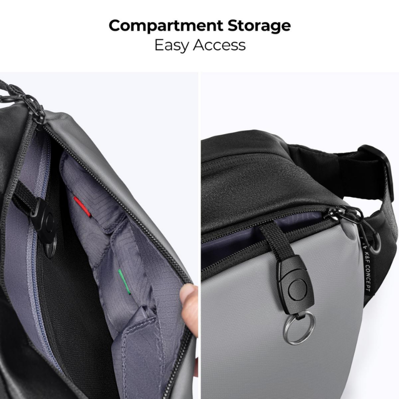 กระเป๋ากล้อง K&F คาดอกคาดไหล่ 2 in 1 Camera DSLR Backpack Portable Bag