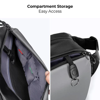 กระเป๋ากล้อง K&F คาดอกคาดไหล่ 2 in 1 Camera DSLR Backpack Portable Bag