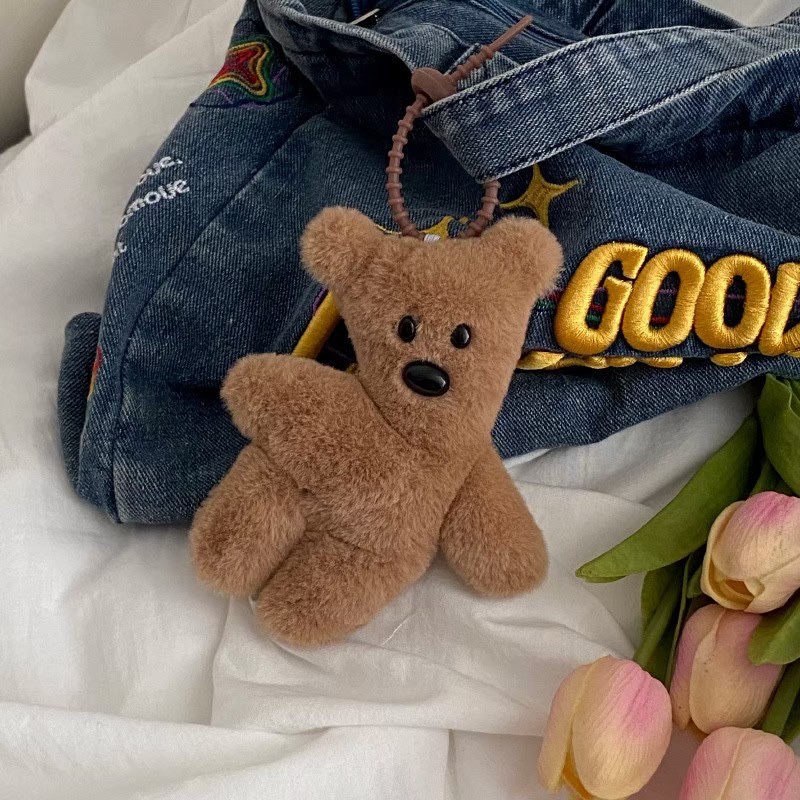 ส่งด่วน💙พวงกุญแจ Teddy Bear ตุ๊กตาน่ารัก พวงกุญแจ น้องหมีน่ารัก พวงกุญแจหมีตุ๊กตา