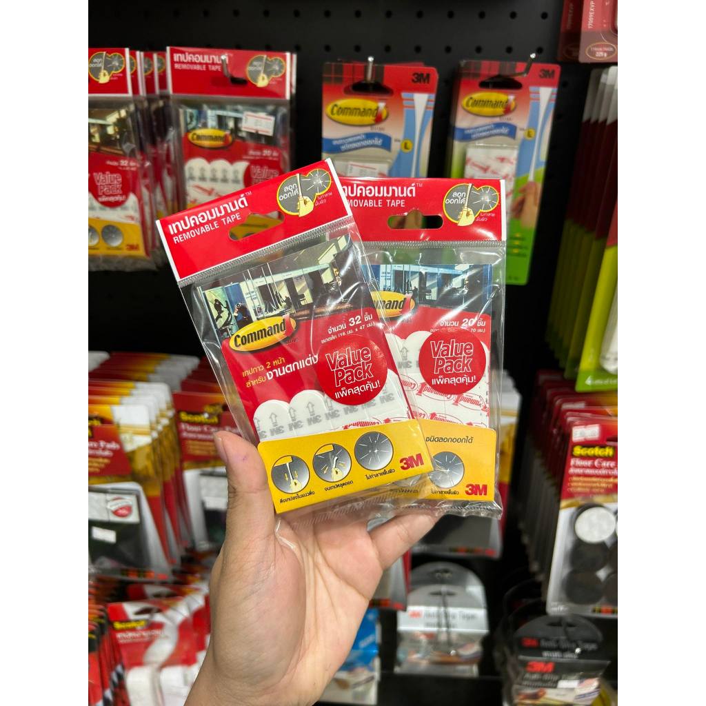 3M รีฟิลแผ่นเทปกาวคอมมานด์