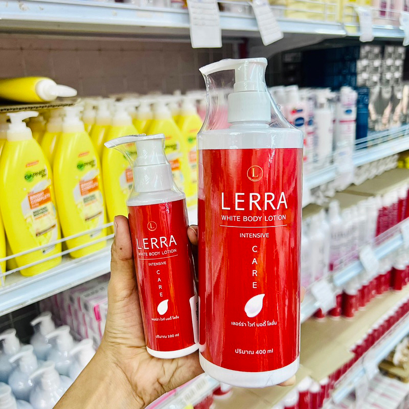 โลชั่นเลอร์ร่าไวท์ โลชั่นขวดแดง LERRA
