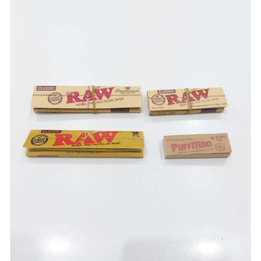 raw พร้อมแผ่นกรอง กระดาษโรล