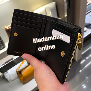 𝗖𝗛𝗔𝗥𝗟𝗘𝗦 & 𝗞𝗘𝗜𝗧𝗛 Mini Top Zip Wallet กระเป๋าสตางค์ใบสั้น