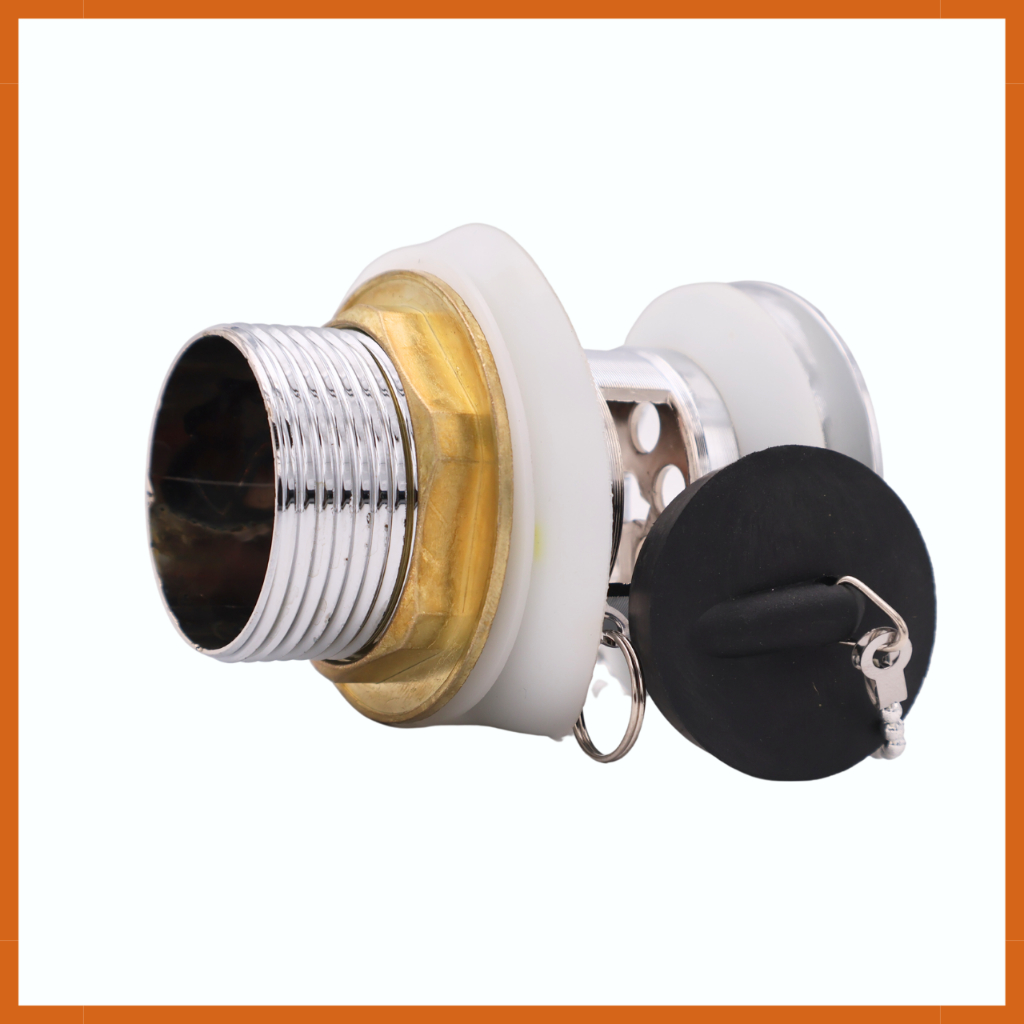 🔥คุ้มสุด🔥 สะดือป๊อปอัพ อ่างล้างหน้า เเกนทองเหลือง มีรูระบายน้ำล้น สะดือรุ่นมีโซ่ดึง - รูปที่ 2