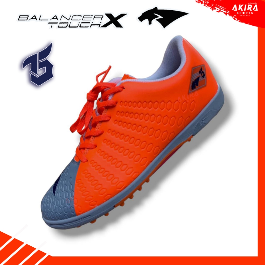 รองเท้าฟุตบอล PAN T5 (ธีราทร) สำหรับเล่นหญ้าเทียม รองเท้าร้อยปุ่ม BALANCER TOUCH X 2023 TURF T5
