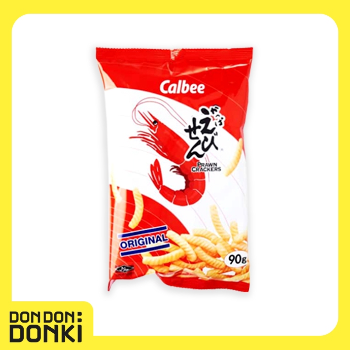 Ebisen Original  คาลบี้ ข้าวเกรียบกุ้งรสออริจินัล  (เเบบซองสีเเดง ) น้ำหนักสุทธิ 90กรัม