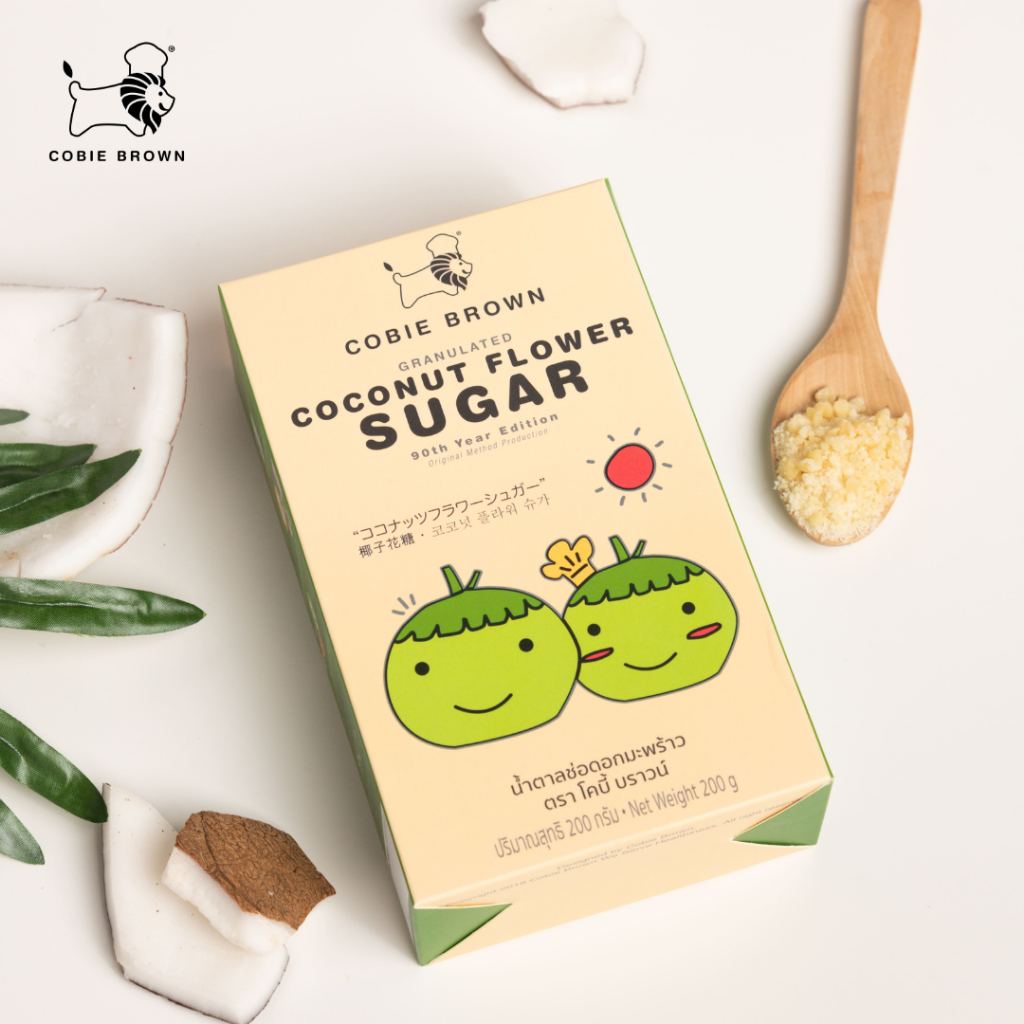 Cobie Brown น้ำตาลช่อดอกมะพร้าว ขนาด 200 กรัม x 3 กล่อง