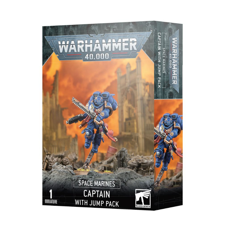[GW พร้อมส่ง]Warhammer 40K:SPACE MARINES: CAPTAIN WITH JUMP PACK โมเดลจำลอง