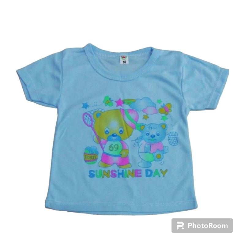 เสื้อยืดคอกลมเด็กผ้านุ่มผ้าทีซีไซส์ M, L, XL
