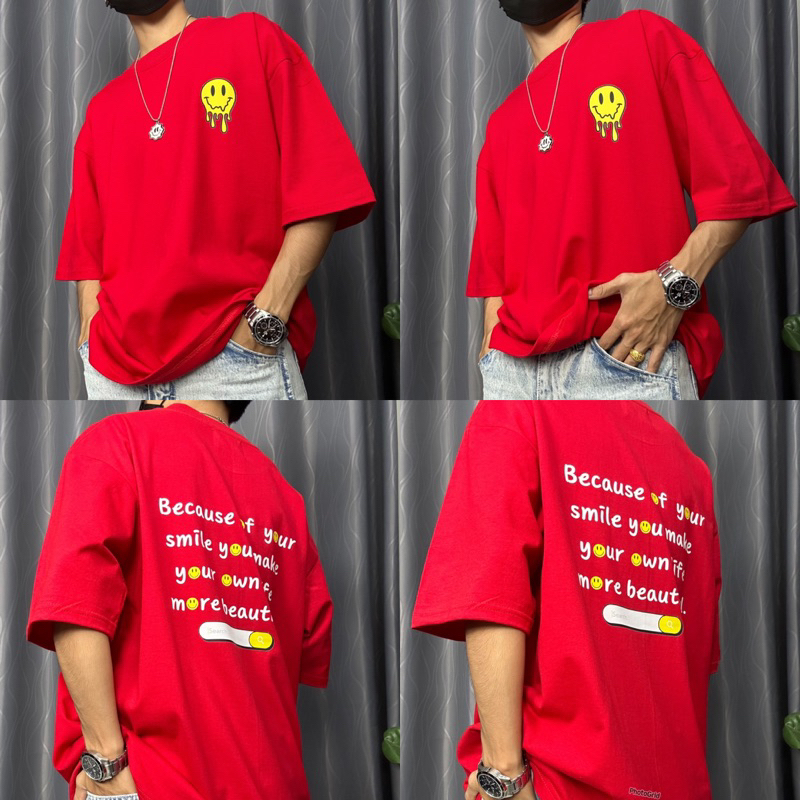 เสื้อยืด Oversize cotton100 ลายS2