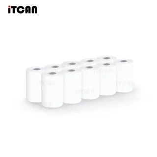 iTCAN กระดาษความร้อน 57x30 mm 10ม้วน บิล ใบเสร็จ กระดาษใบเสร็จ Bill Thermal paper 65gsm