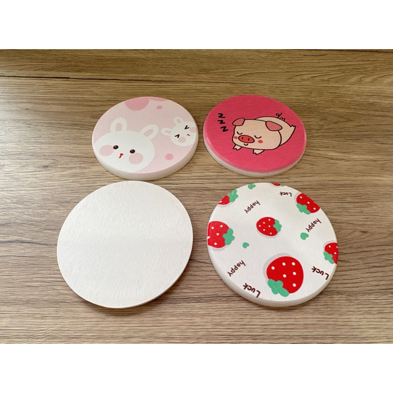 DT20-16 ที่รองแก้วดูดซับน้ำลายการ์ตูน มี 4 ลาย [9] R3-2